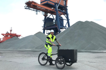 Die E-Lastenfahrräder werden von den Kollegen im Hafen gerne genutzt